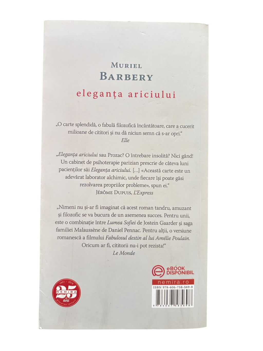 Eleganta ariciului - Muriel Barbery