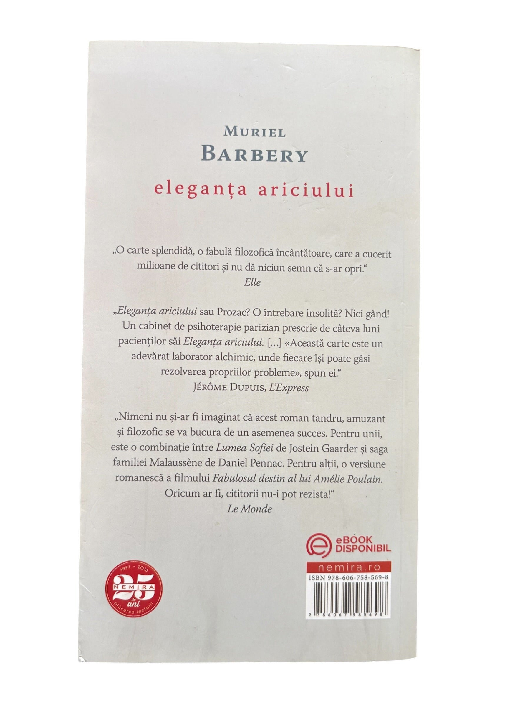Eleganta ariciului - Muriel Barbery