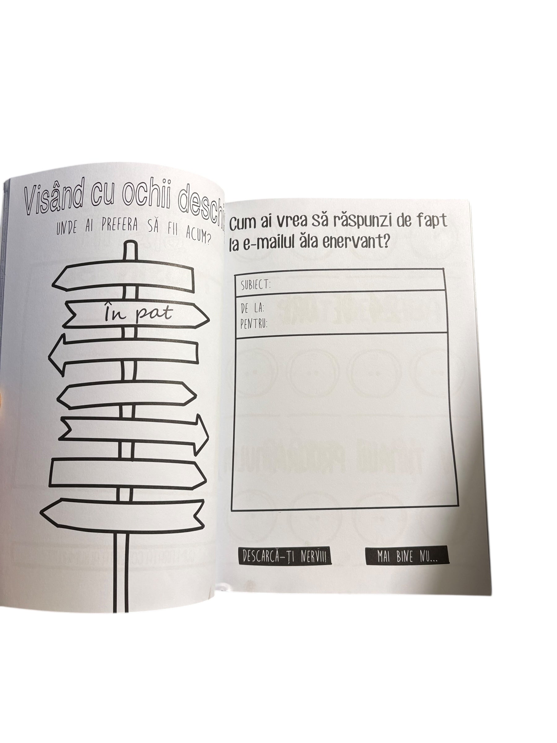 Șefu' crede că muncesc - caiet plin de idei ca să supraviețuiești săptămânii de lucru