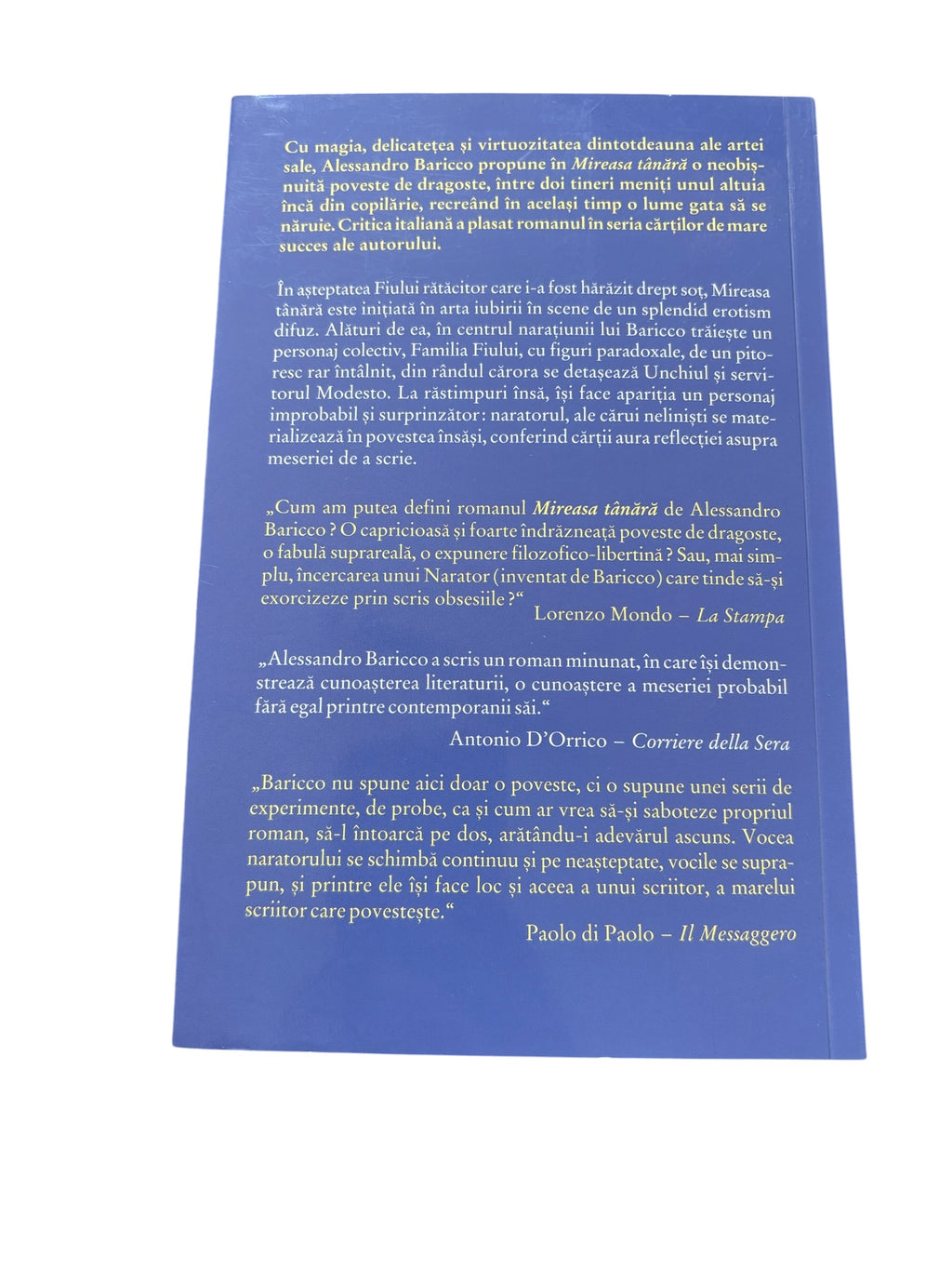 Mireasa tânără - Alessandro Baricco