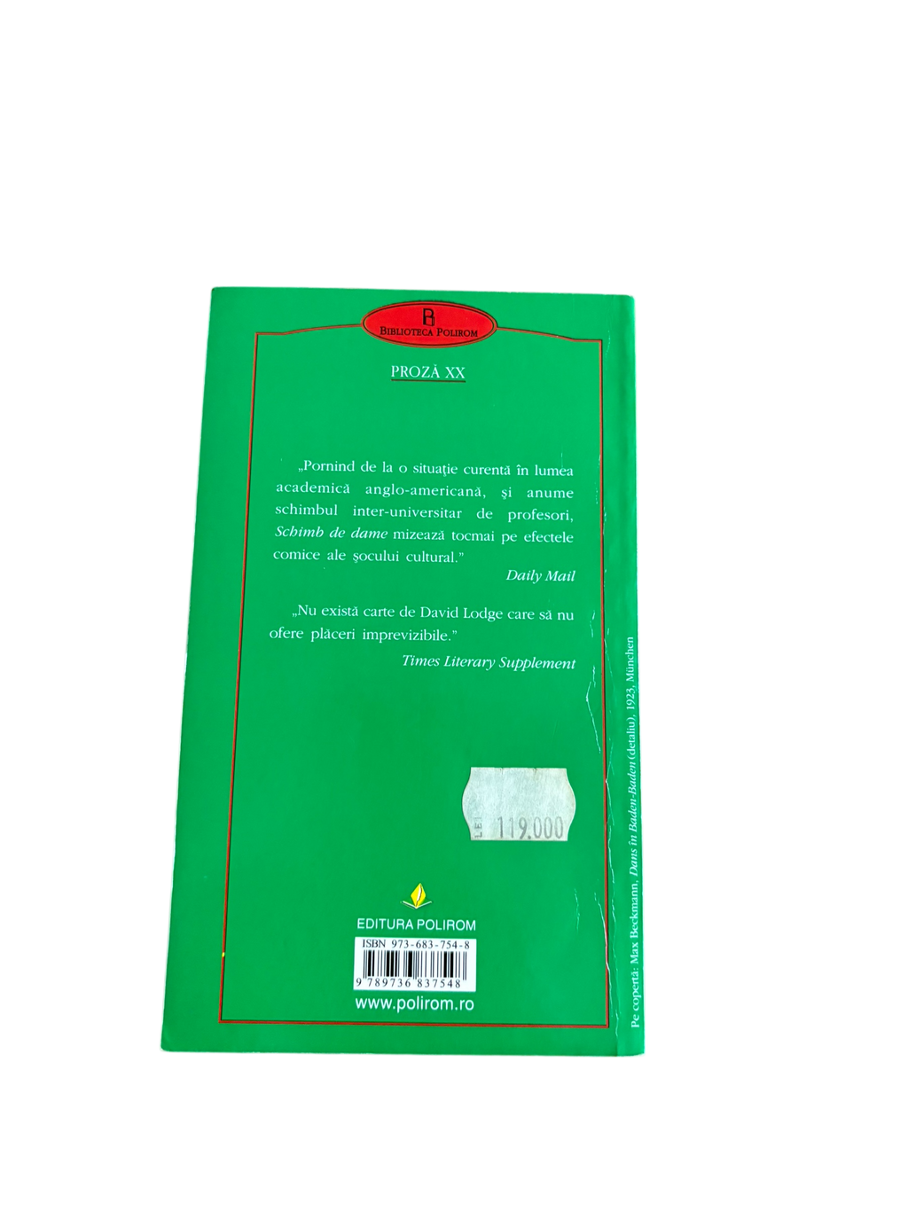 Schimb de dame - David Lodge