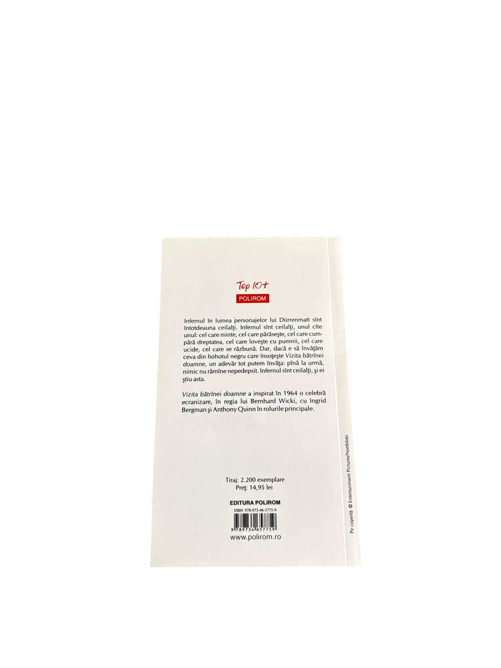 Vizita bătrânei doamne - Friedrich Dürrenmatt