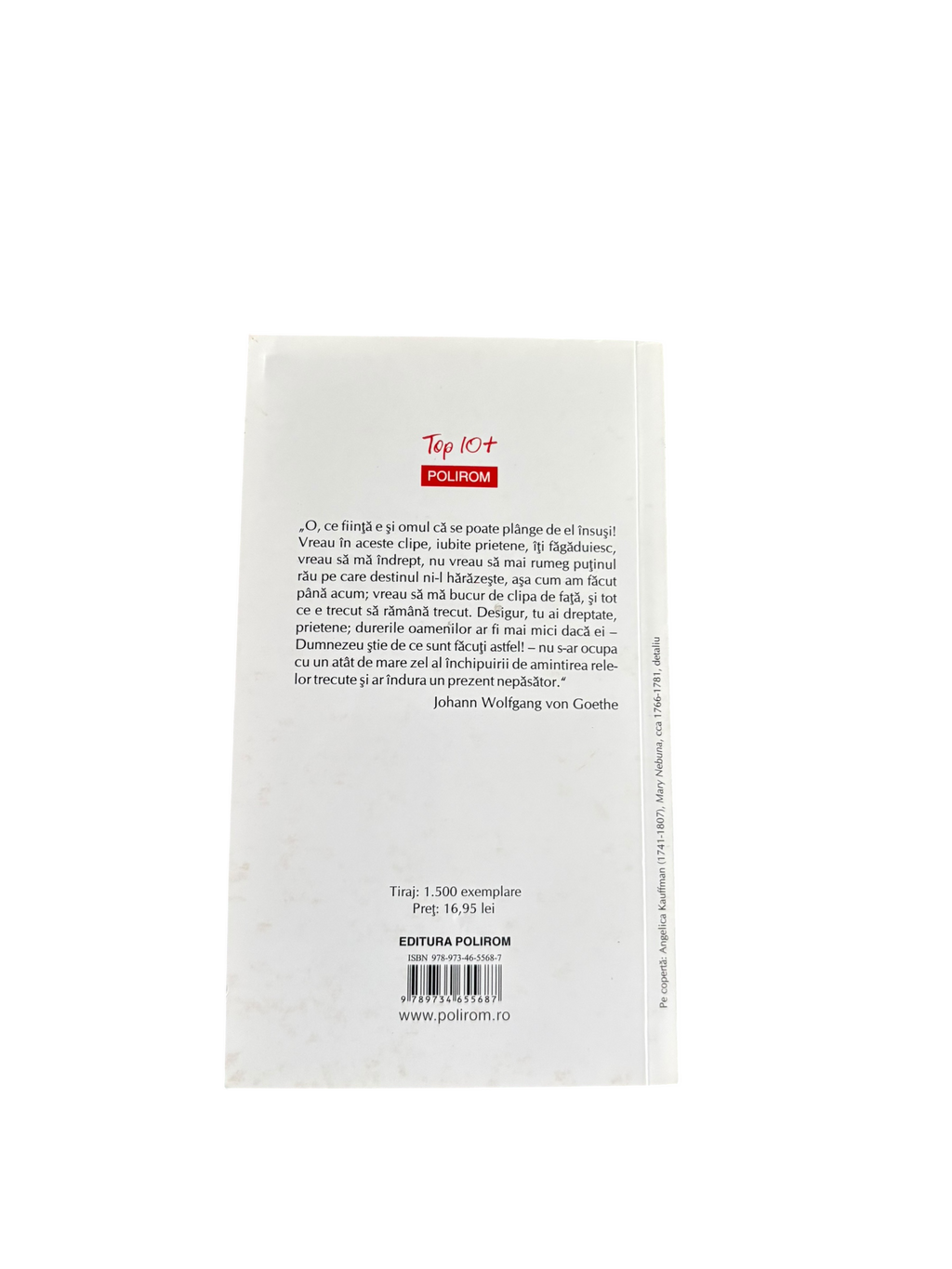 Suferinţele tânărului Werther -  Johann Wolfgang von Goethe