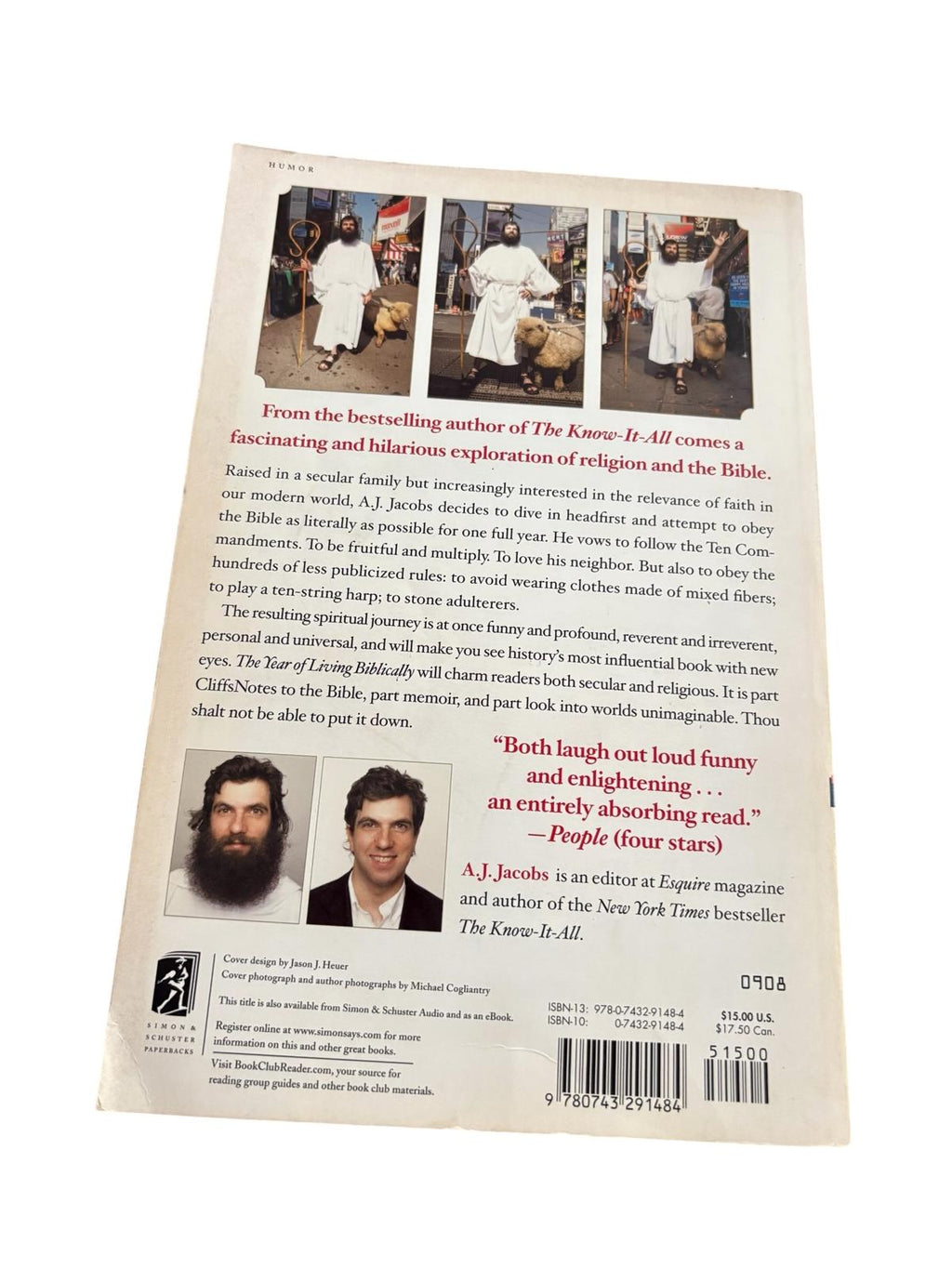The year of Living Biblically - A.J. Jacobs