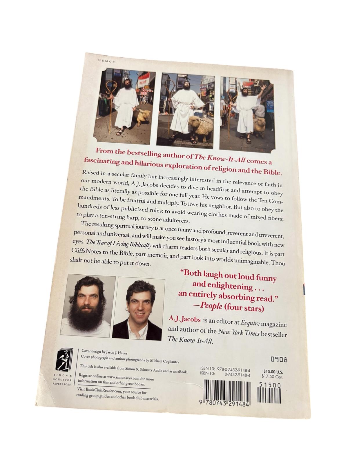 The year of Living Biblically - A.J. Jacobs