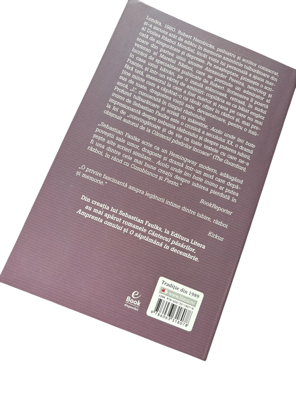 Acolo unde imi bate inima - Sebastian Faulks