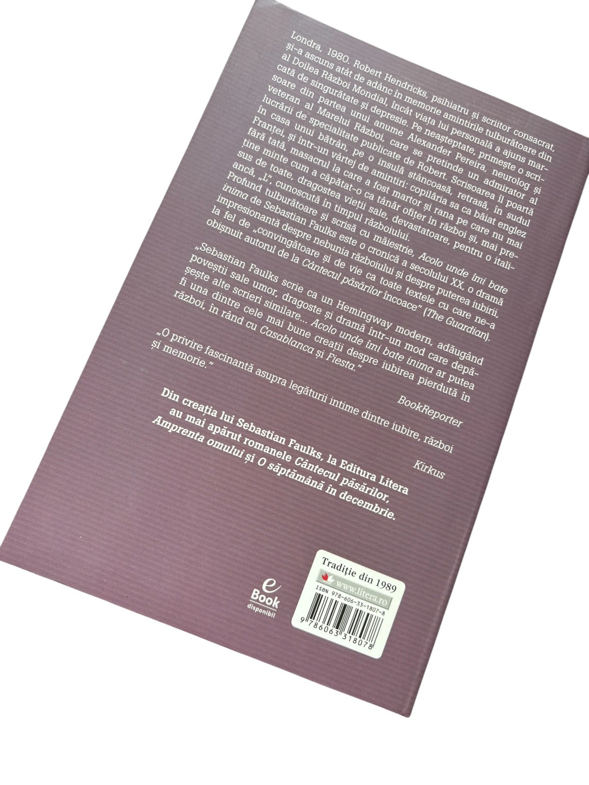 Acolo unde imi bate inima - Sebastian Faulks